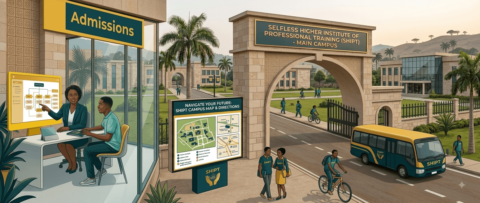 SHIPT campus entrance